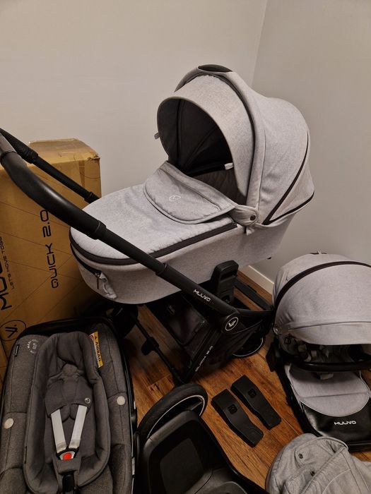 Wózek Muuvo Quick 3w1,5w1 z kompletem Maxi Cosi, zestaw PREMIUM!