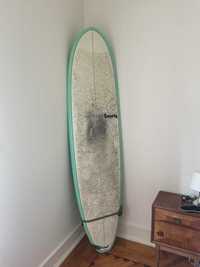 Torq 7'4 V+ surfboard, boardbag, leash and wetsuit