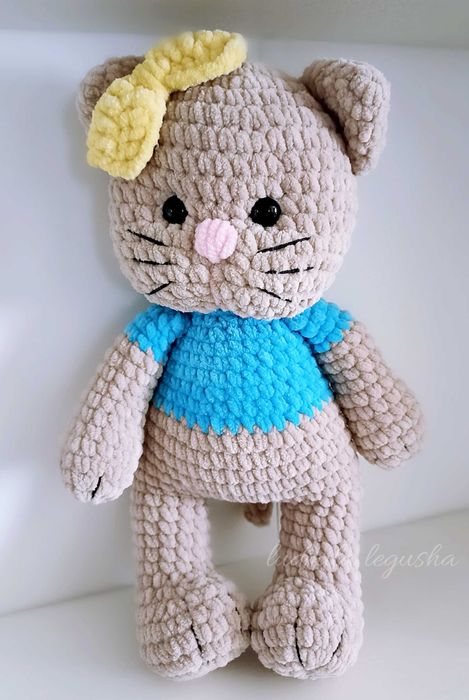 Игрушка кот плюшевый Кіт патріотичний іграшка Ручная работа