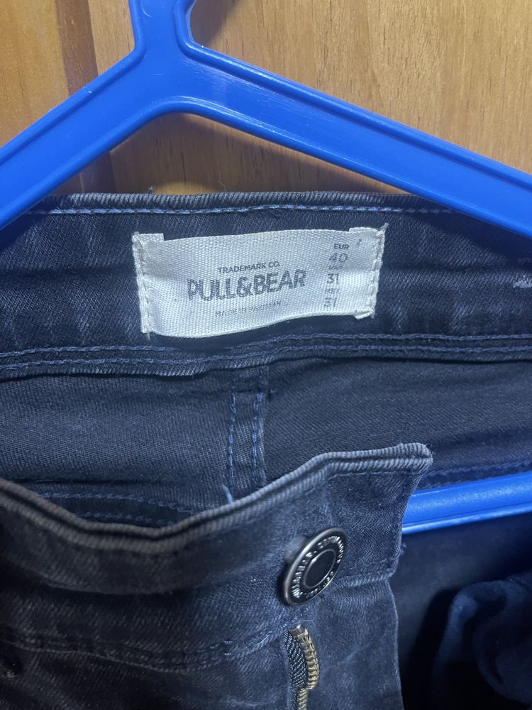 Calca preta Pull Bear