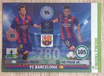 PANINI CHAMPIONS LEAGUE 2014/15 - Double Trouble Messi / Neymar