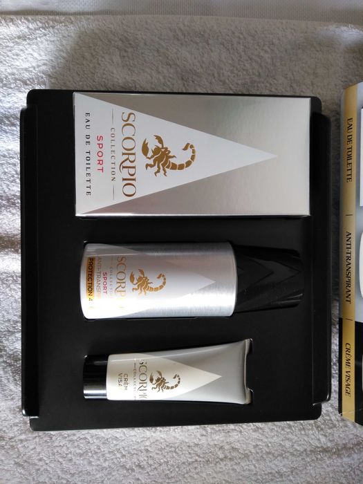 Conjunto Scorpio Sport perfume, desodorizante e creme