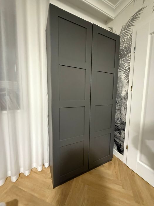 Szafa Ikea Pax 100x35x201 cm grafitowa, uzywana 2lata