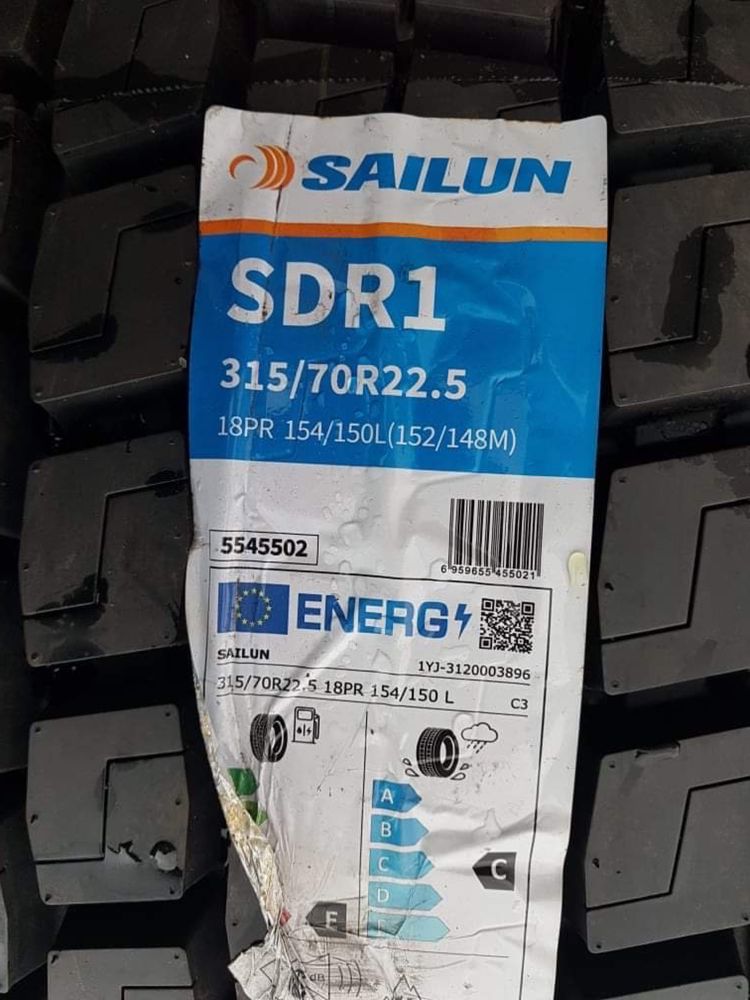 Nowe opony 315/70 R22,5 Sailun SDR 1 napęd