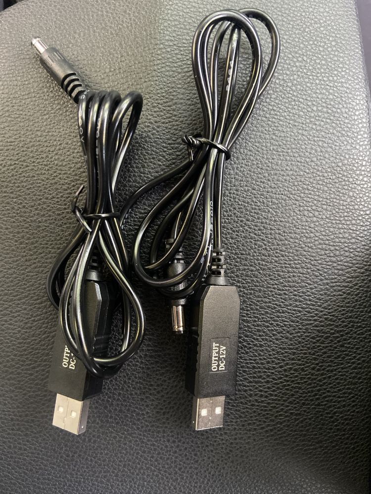 Кабель для роутера Wi fi без світла DC 5.5 х 2.1 живлення 5 V у 12V