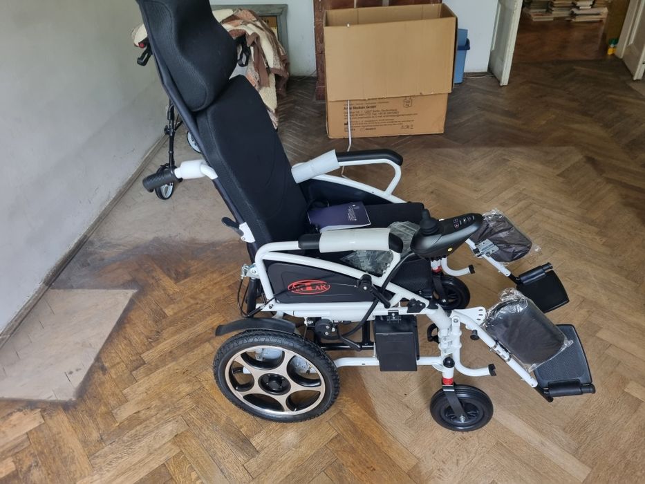 NOWY! Elektryczny Wózek AN-AR AT52313 - Pełna Regulacja, 120k