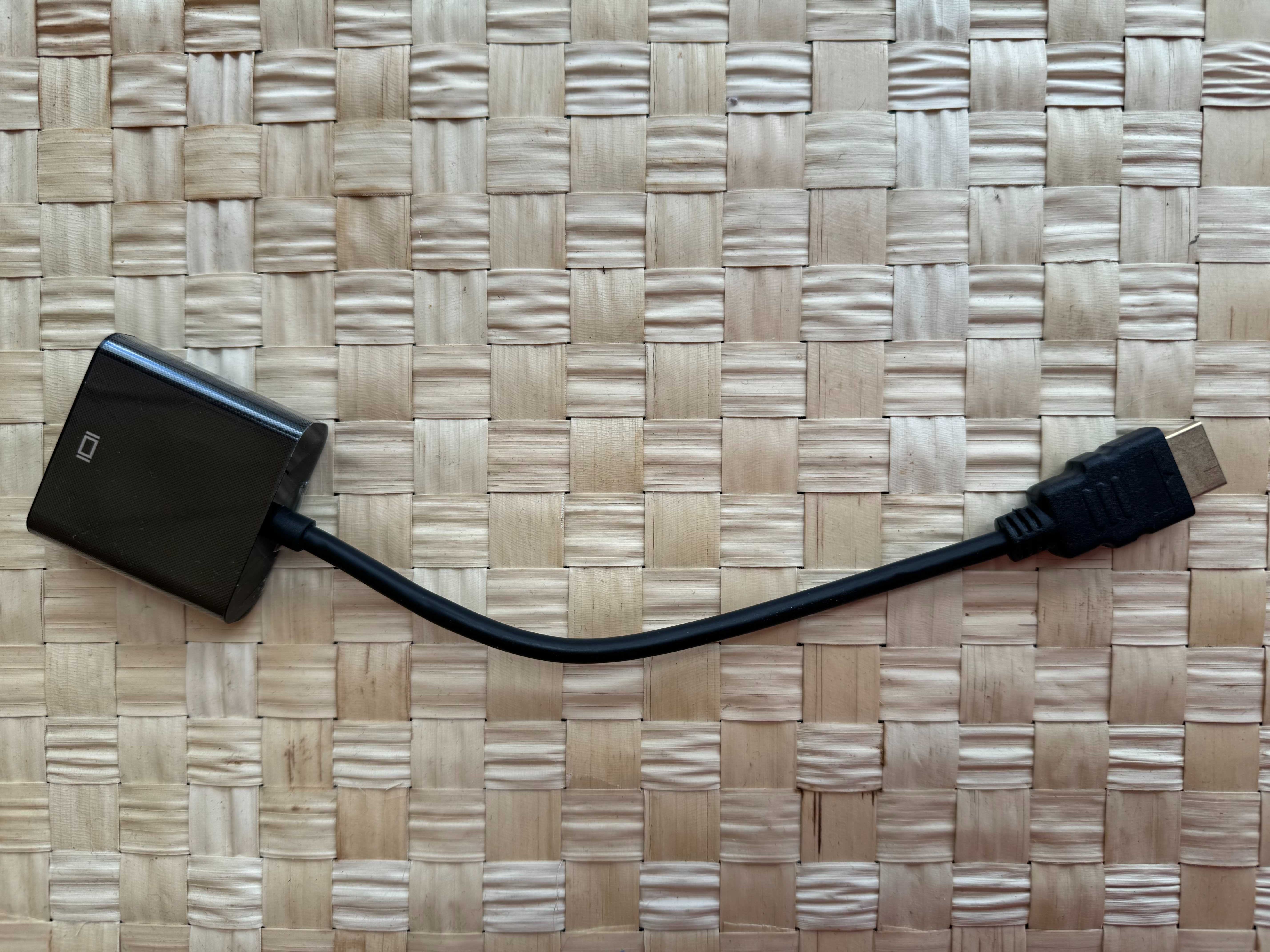 Адаптер RZTK HDMI A Plug - VGA 0.2 м Black