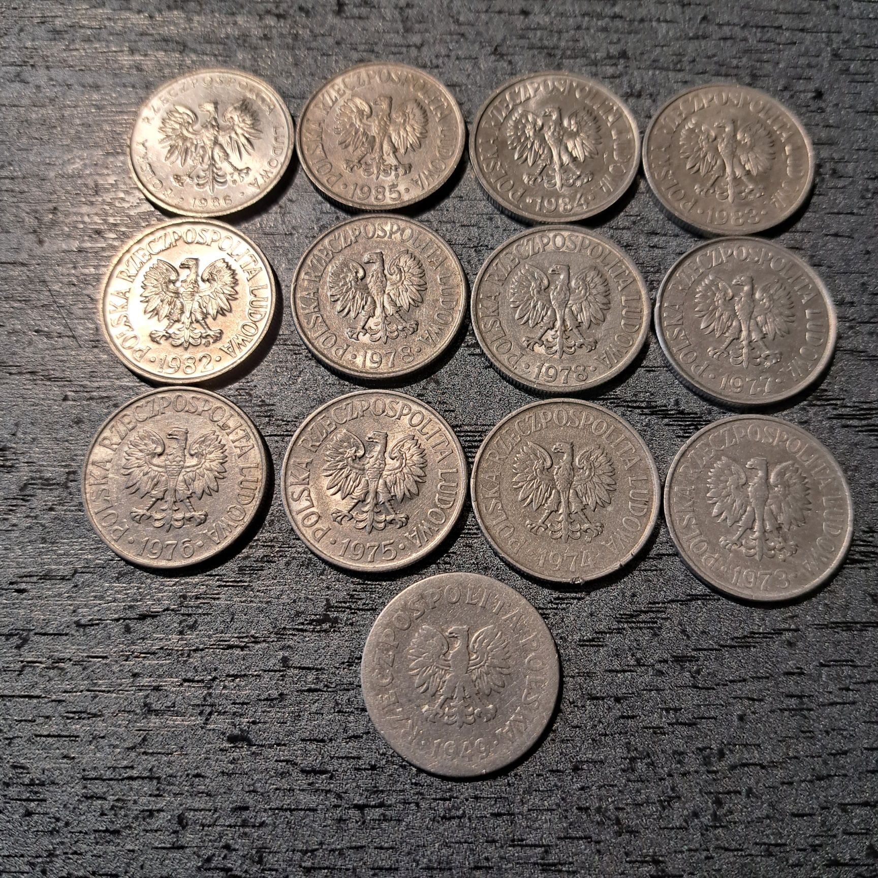 Monety PRL 50gr-zestaw4