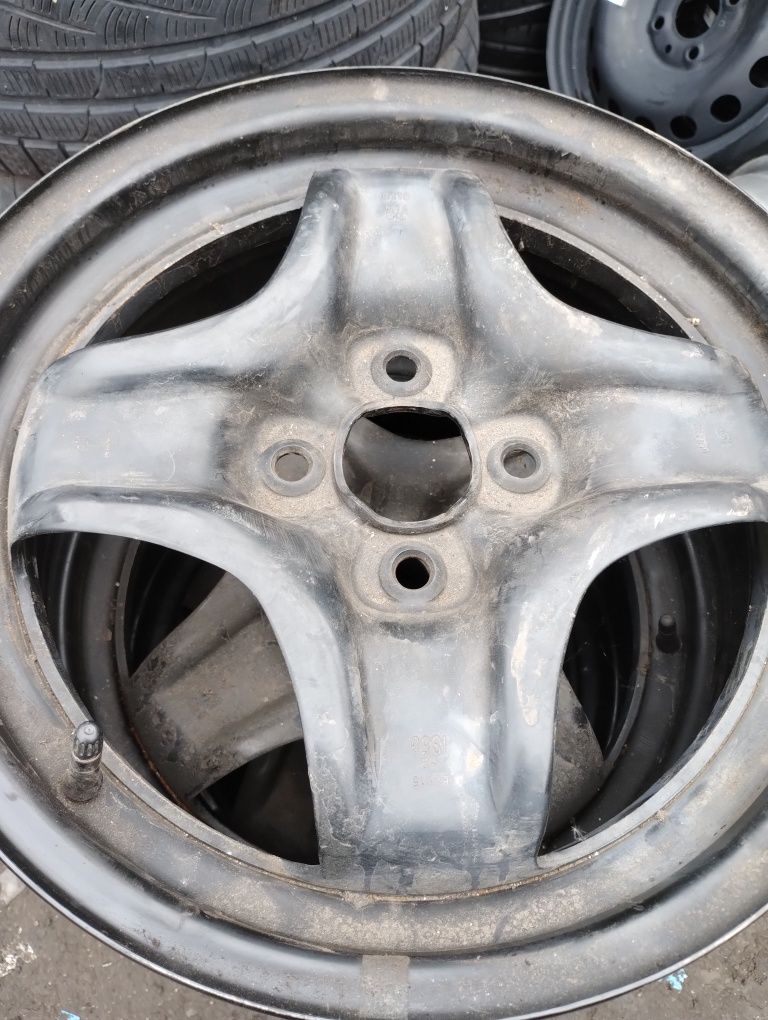 4x100 15 cali felgi stalowe strukturalne z czujnikami Opel Adam corsa