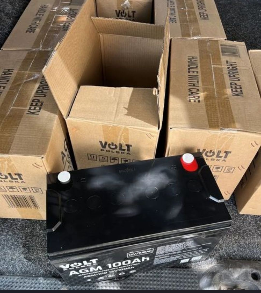Акумулятор AGM Volt Polska 100 Ah 12V є в наявності 
AGM VOLT POA 10