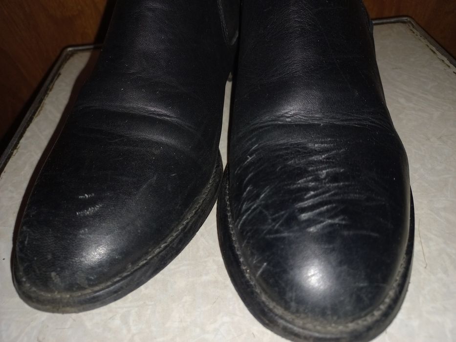 Чёрные ботинки с нюансами