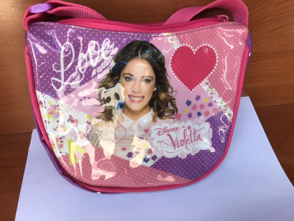 Relógio de parede Violeta e bolsa