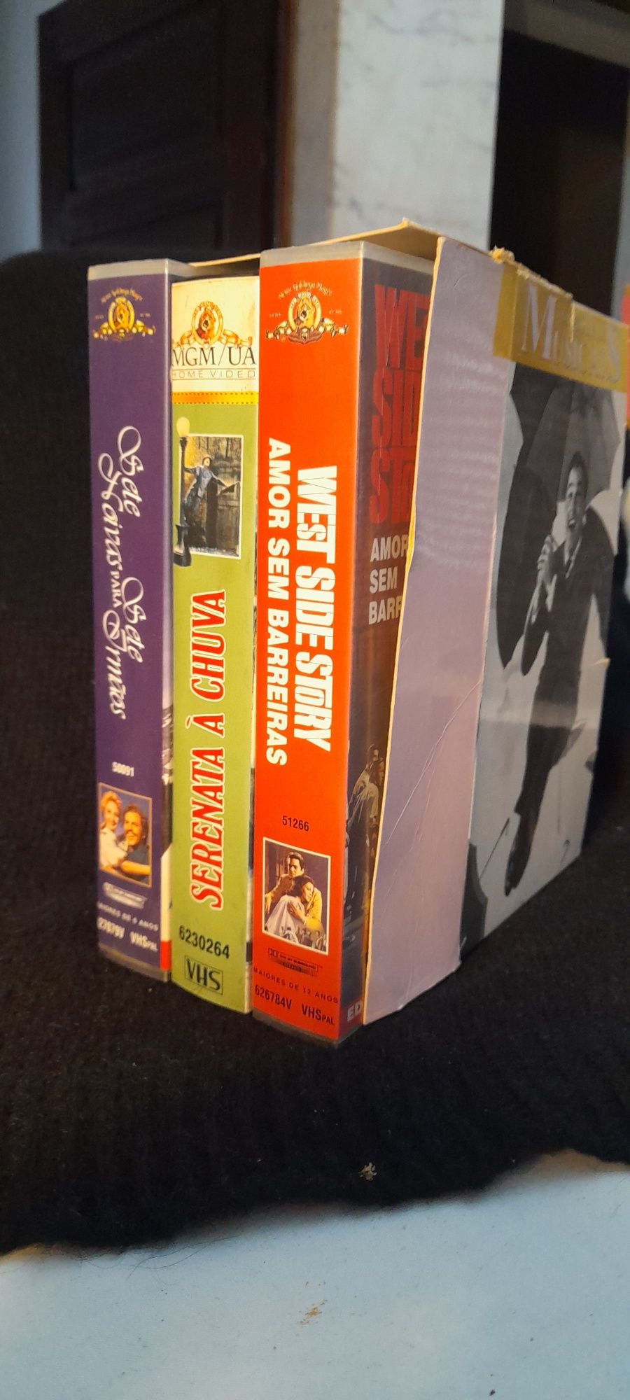 3 obras primas Musicais : pack de 3 VHS com caixa