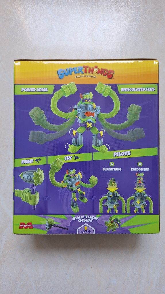 NOWA Figurka SuperThings TRASHER Superbot Power Arms Robot Super Zings