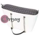 Grafitowy organizer do OBAG URBAN MINI pepitka 2 kieszenie VIP OMAY