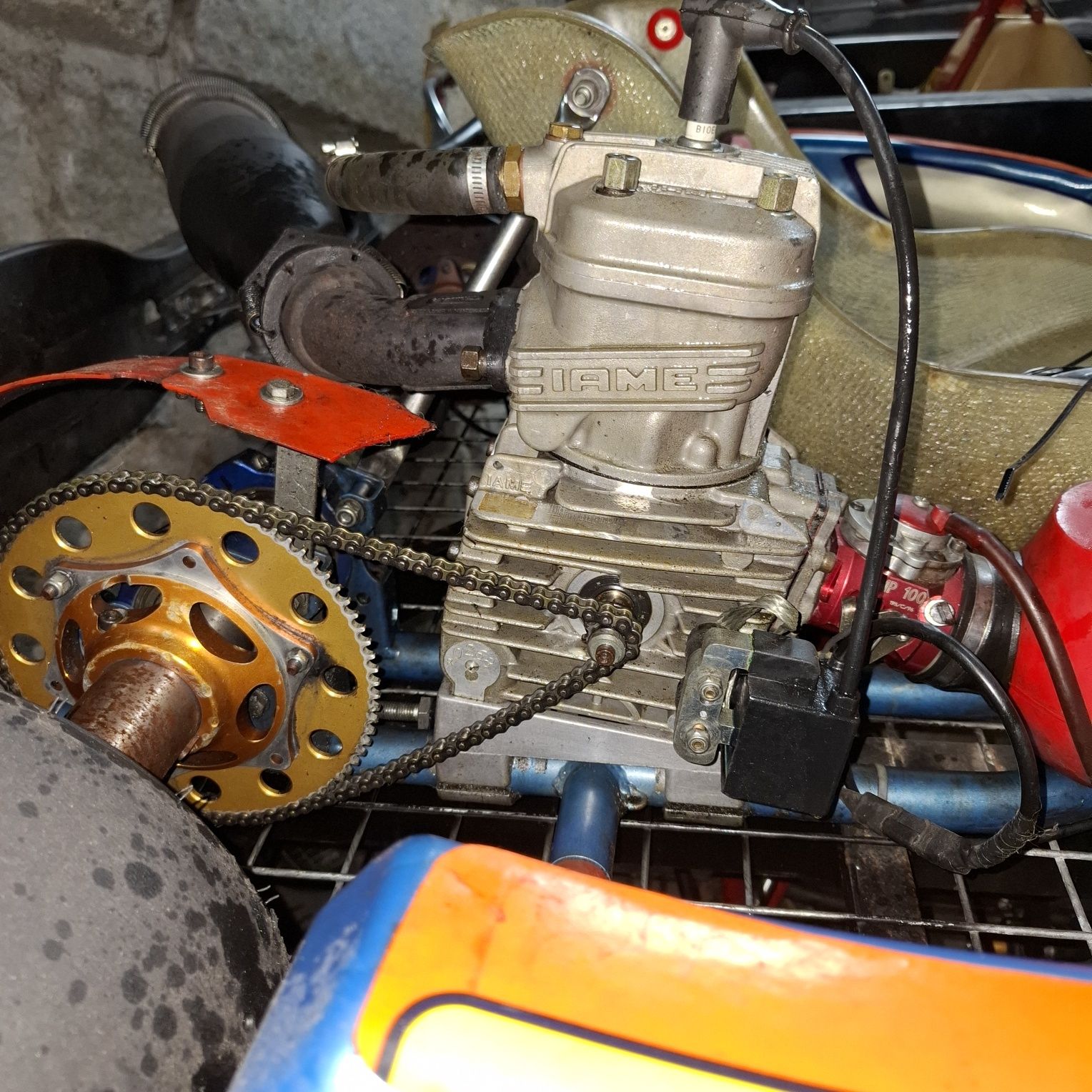 Kart Monza motor Iame Reedjet 100cc