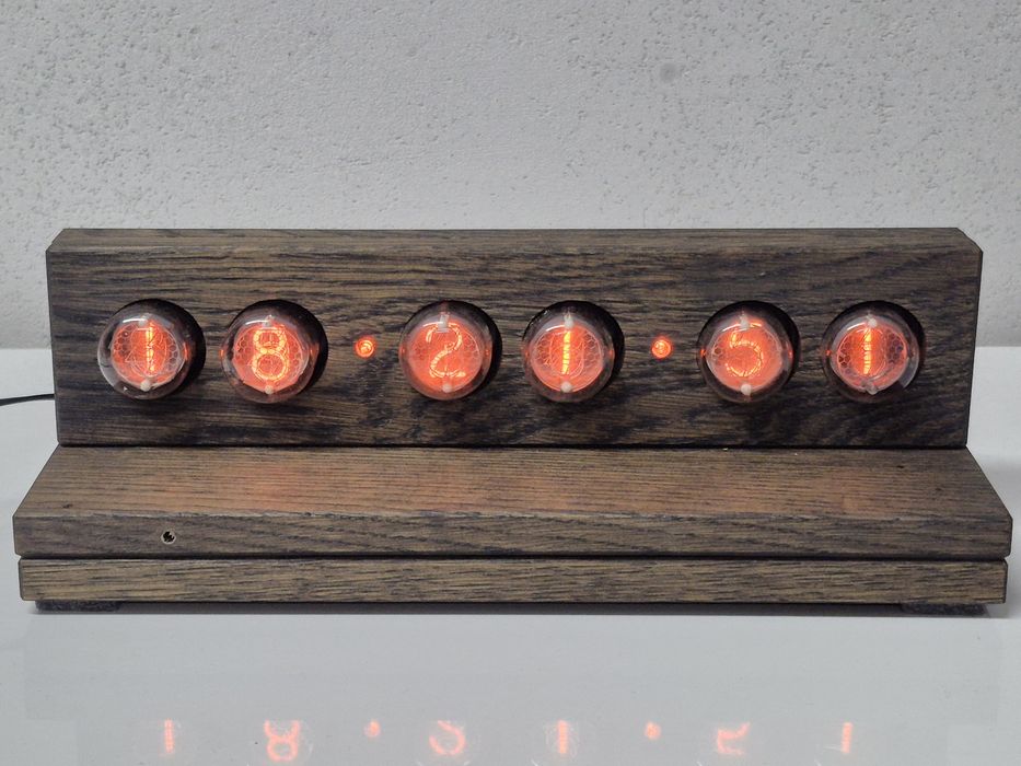 Zegar nixie 6x lc513 dolam z pilotem