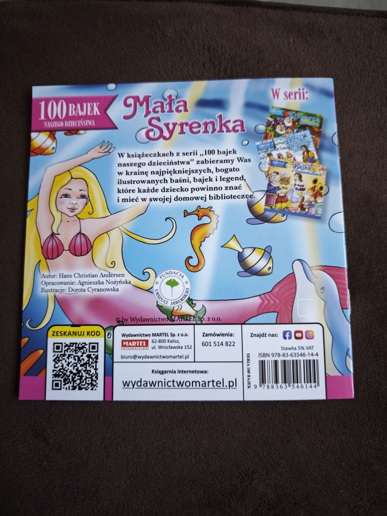100 bajek naszego dzieciństwa Mała syrenka Kopciuszek Roszpunka