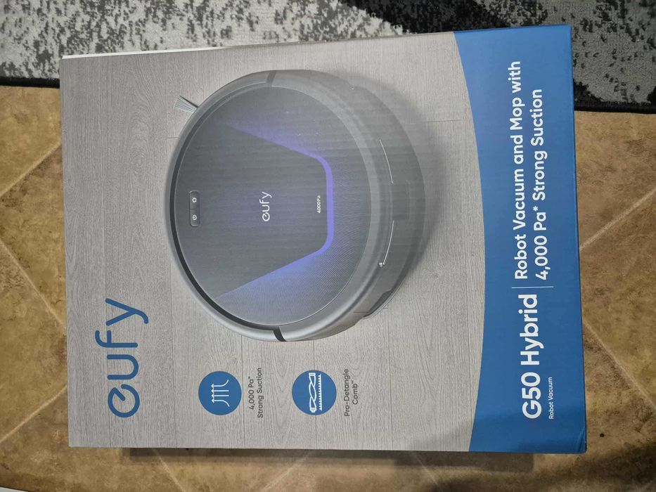 Eufy G50 – hybrydowy robot sprzątający 2 w 1 z mopowaniem.