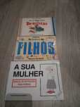 Lote 3 livros humor bd