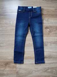 (r. 98) NOWE jeansy dziewczęce Mayoral, super skinny, granatowe