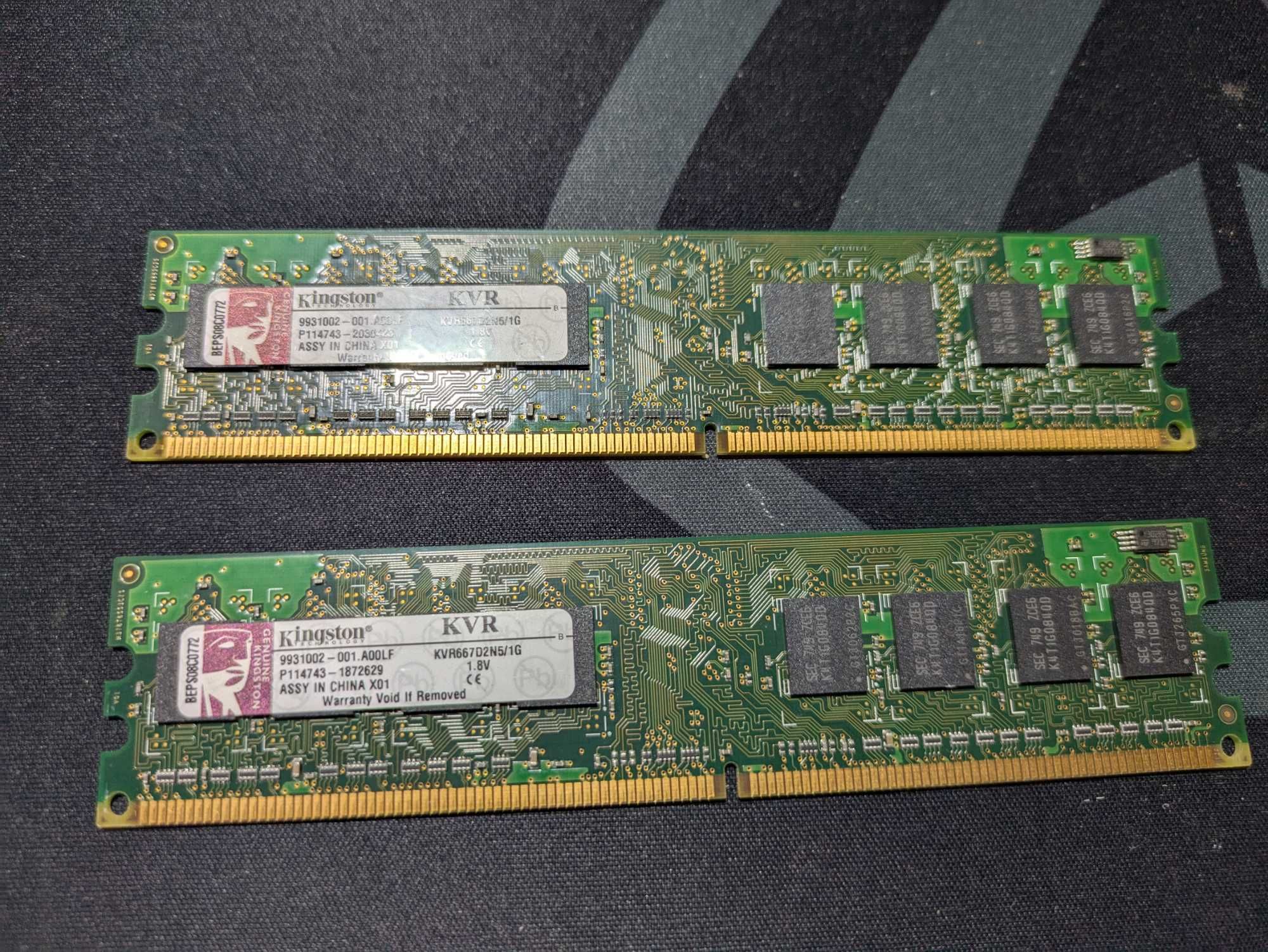 memória RAM DDR2 2GB (1+1)