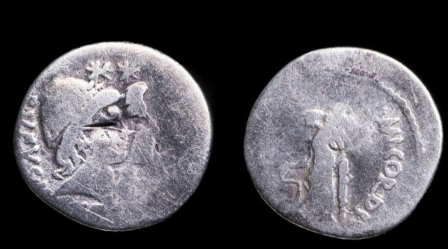 Lote 2 Denários prata República Romana (509-527 a. C)
