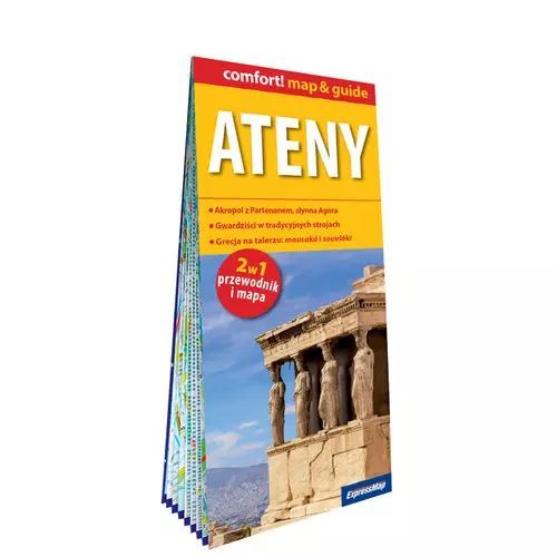 Ateny laminowany map&guide 2w1: przewodnik i mapa. ExpressMap