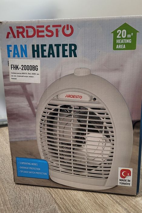 Продам новый тепловентилятор в упаковке ( тепло, холод)