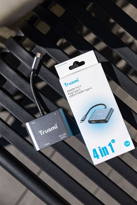 Перехідник TRUSMI DS01-03 Type-C to HDMi+VGA Converter+USB3.0+PD100W