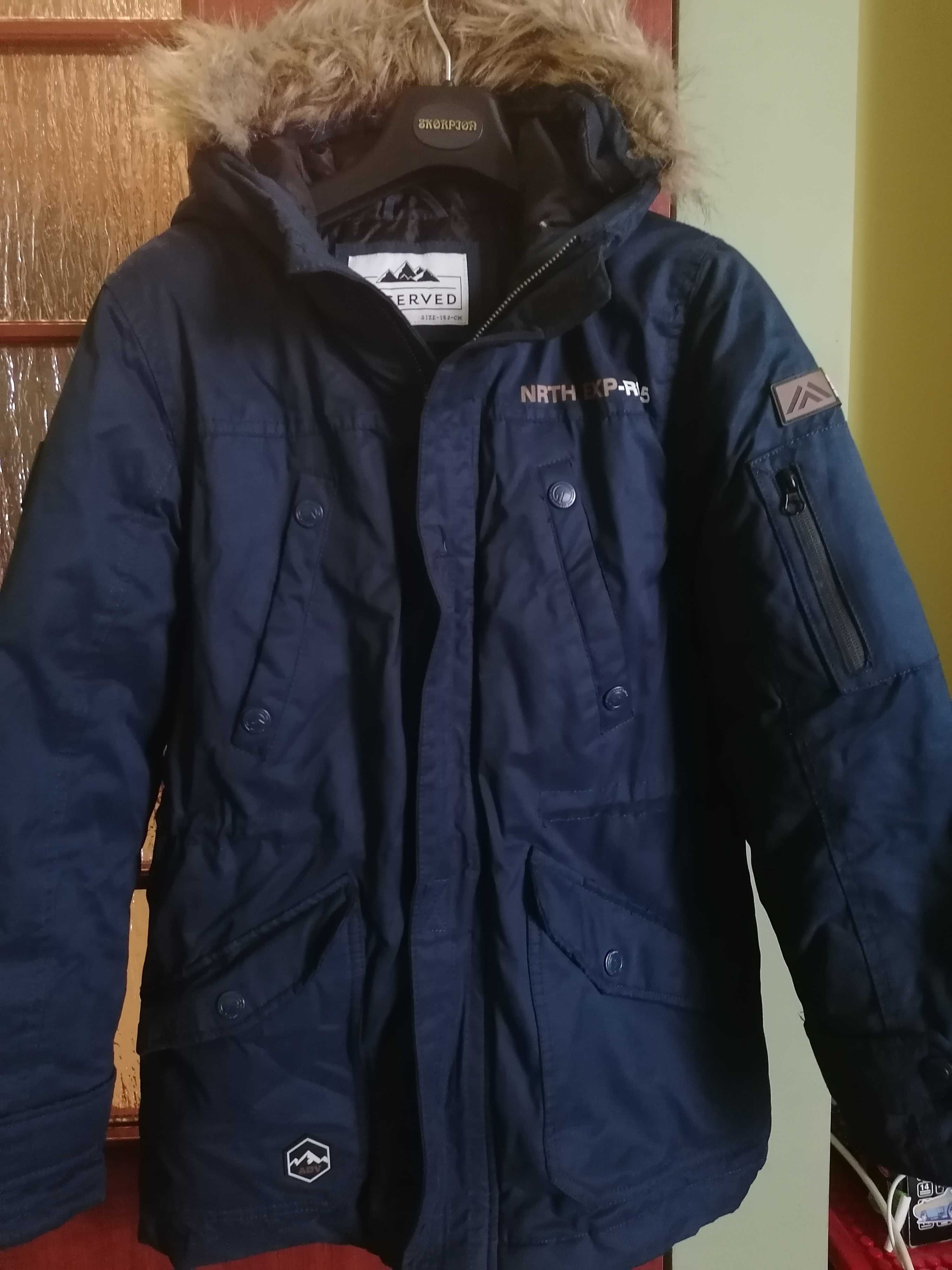 Ciepła kurtka zimowa Reserved r.152