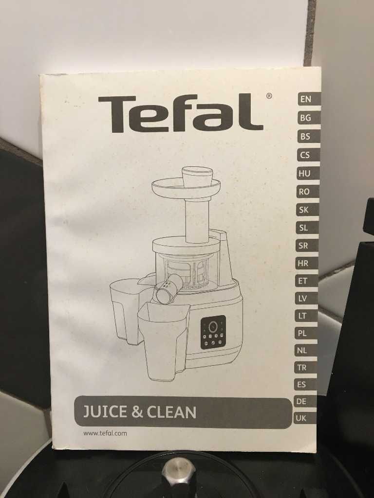 Tefal Wyciskarka wolnoobrotowa Juice & Clean ZC420E38