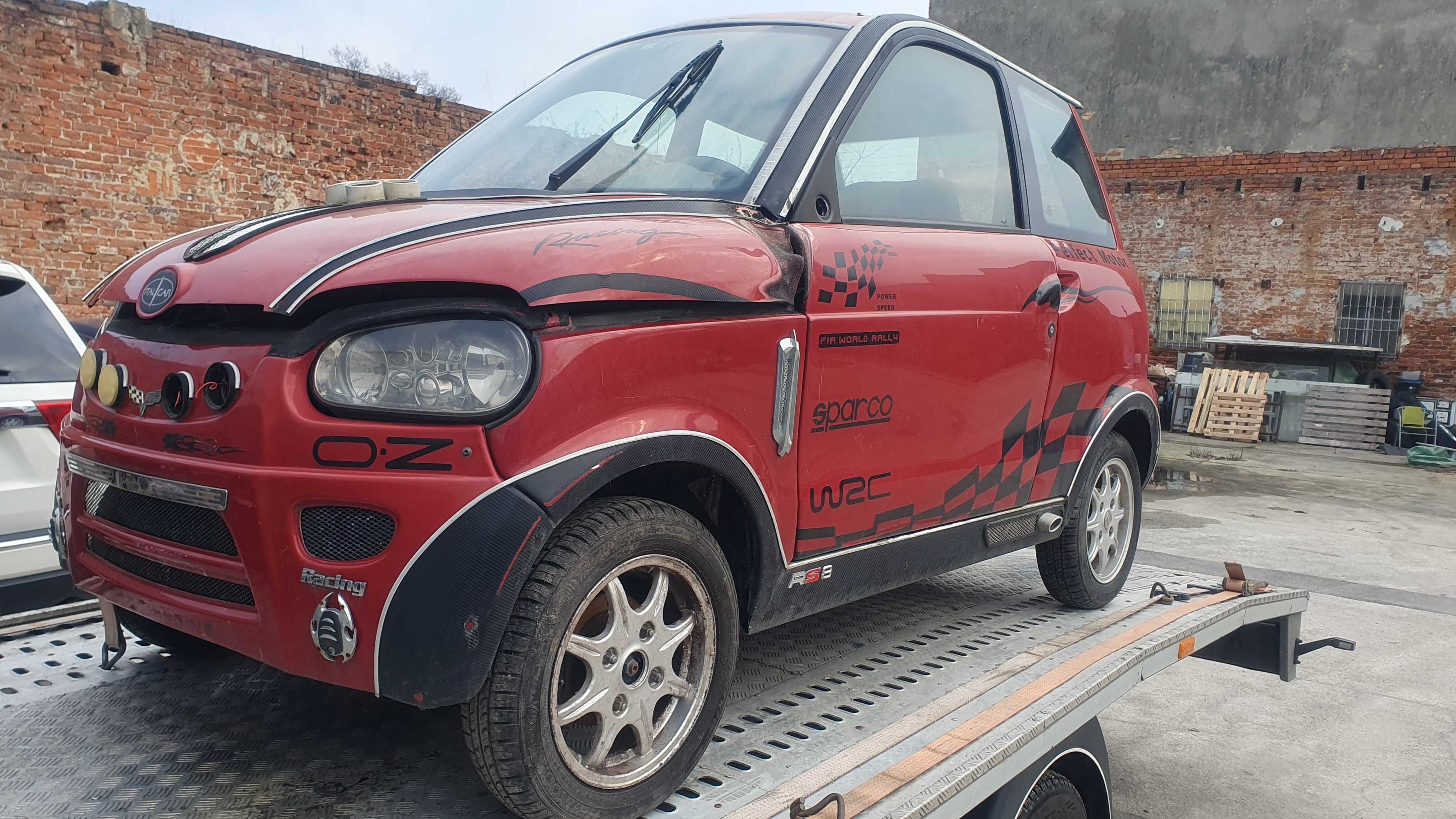 Italcar Greclav Eke, bez prawa jazdy, uszkodzony, Microcar