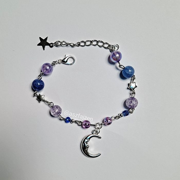 Księżycowa bransoletka Handmade Alternative Aesthetic Pinterest