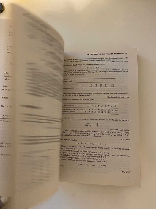 Econometric Methods  J. Johnston