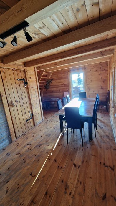 Domek z sauną balią i basenem