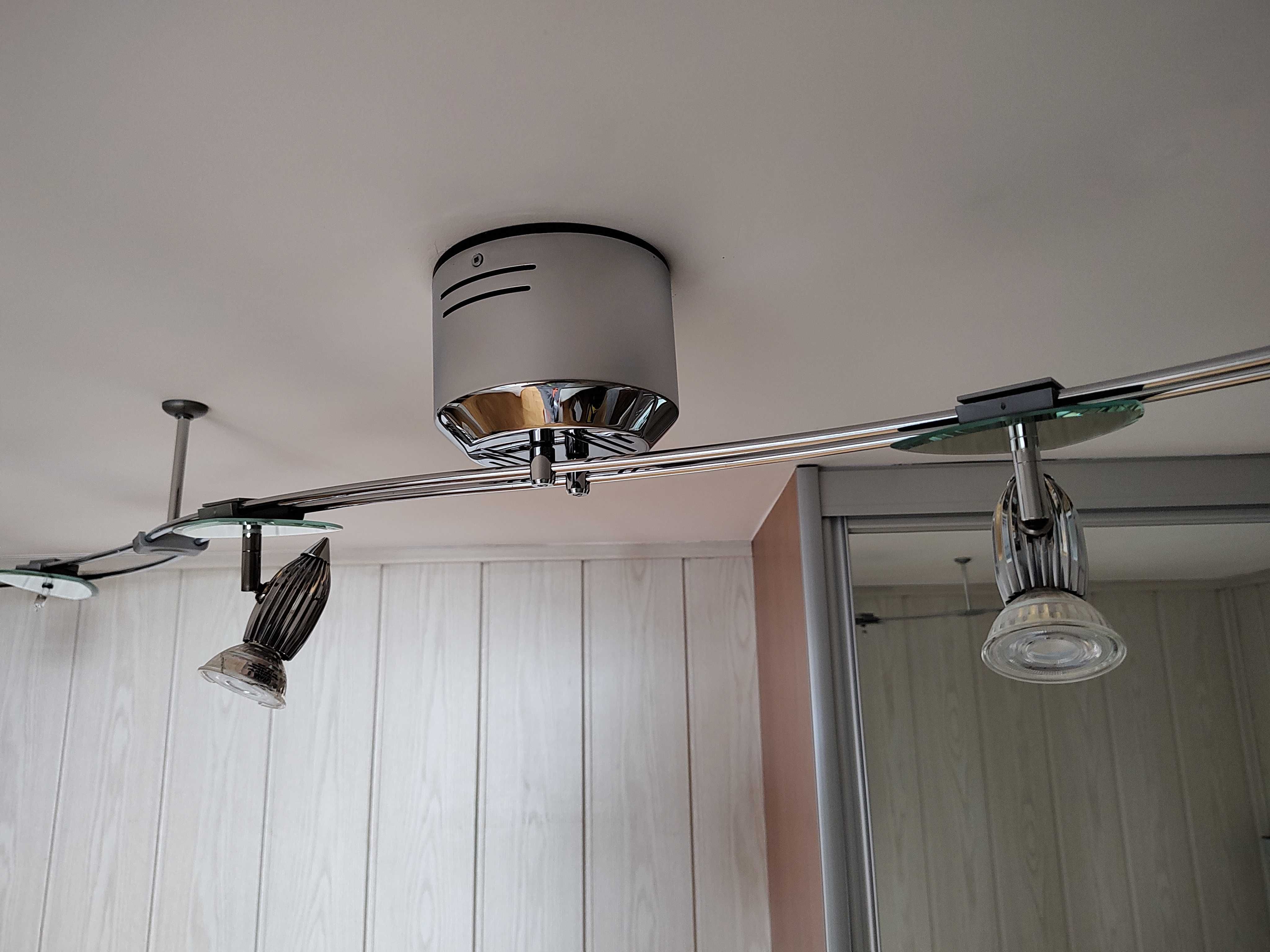 Lampa sufitowa szynoprzewód Pullmann chrom