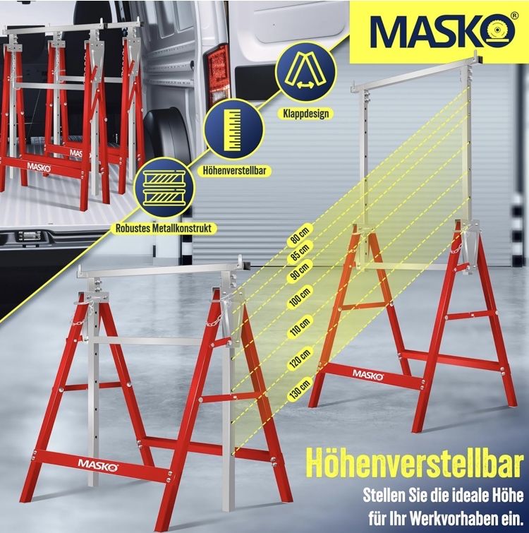 Masko teleskopowy stojak roboczy max obciążenie 200kg NOWY