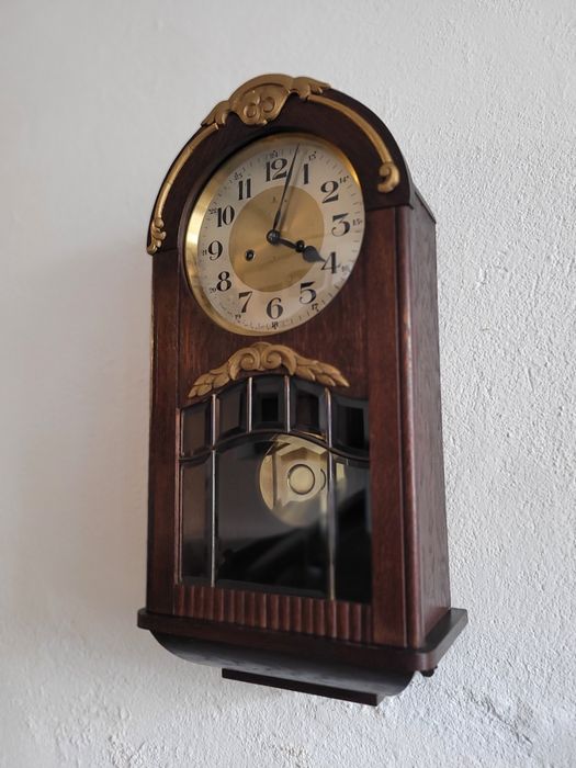 Zegar wiszący  Gustav Becker  baba
