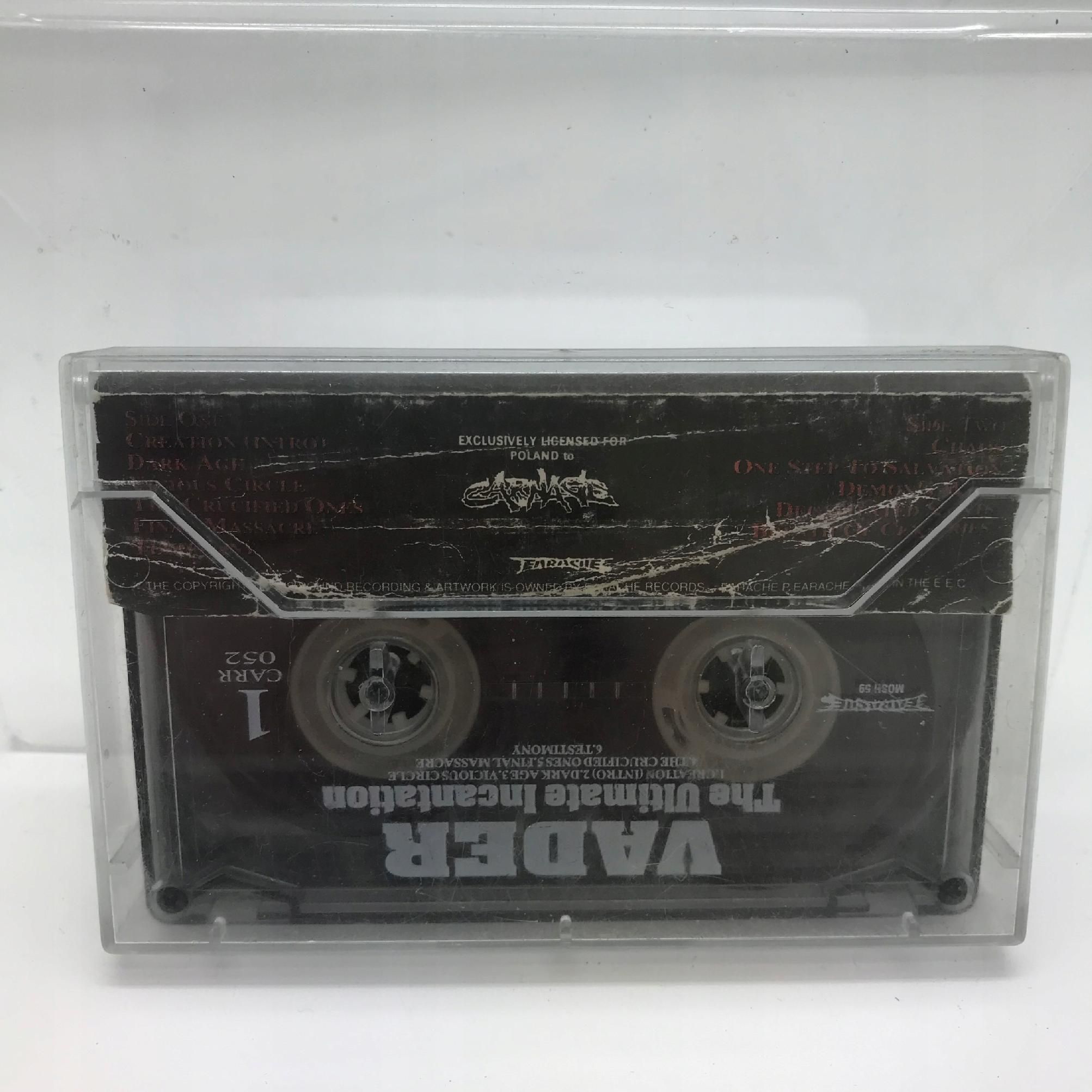 kaseta - vader - the ultimate incantation metal 1992