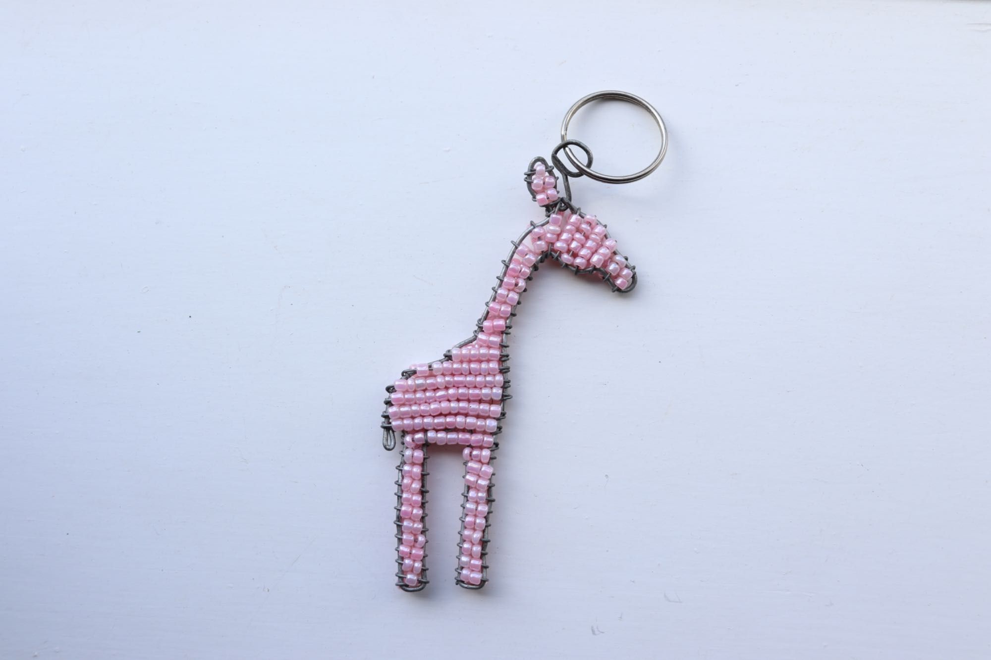 Porta-Chaves Girafa De Missangas