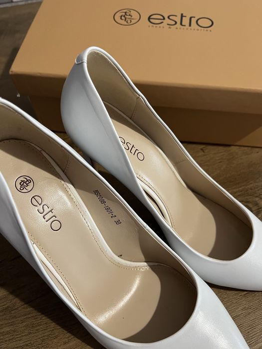 Туфлі весільні жіночі білі