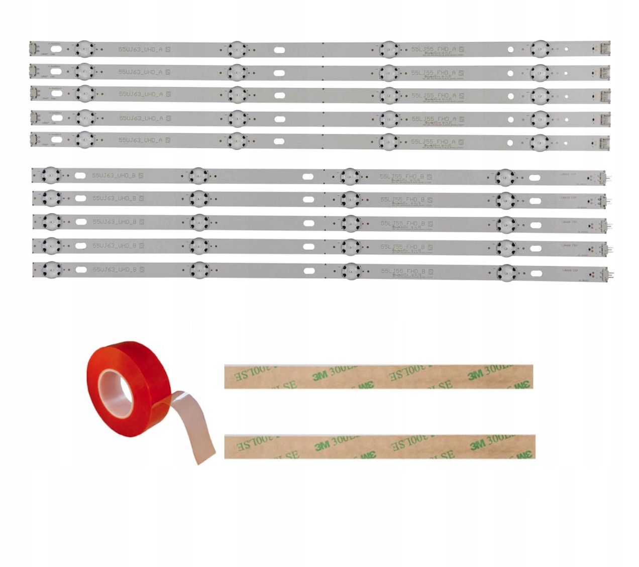 Nowe Listwy Led 55Uj670V 55Uj6560 55Uj634V 55Uj630
