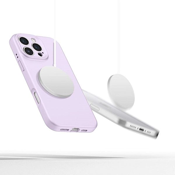 Tech-Protect Liquid Silicone Magsafe Iphone 16 Pro Mauve