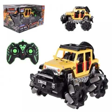 Джип на пульті  фігурні колеса
