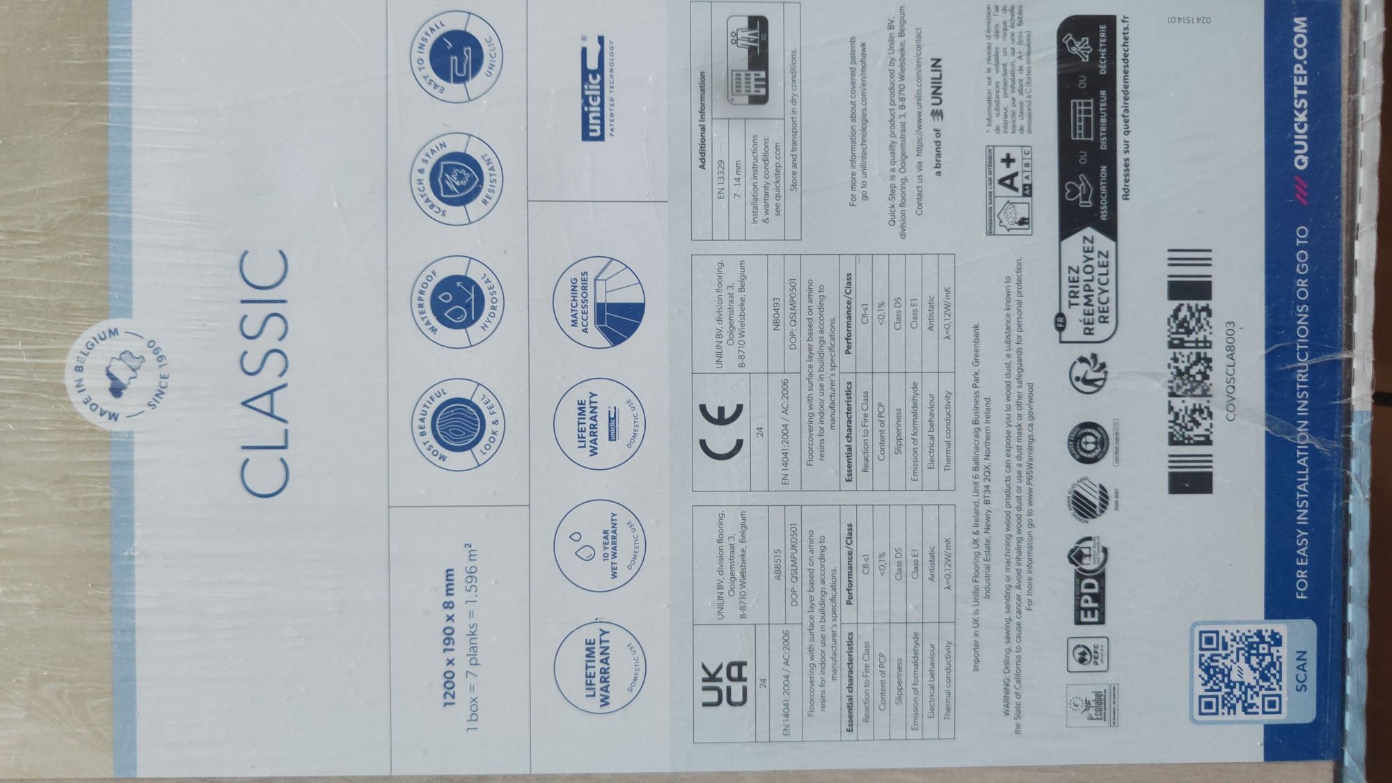 Panele podłogowe Quickstep Dąb Hawana naturalny 5,2 m2