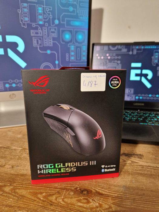Myszka bezprzewodowa ASUS ROG GLADIUS III Wireless aimpoint (4187)