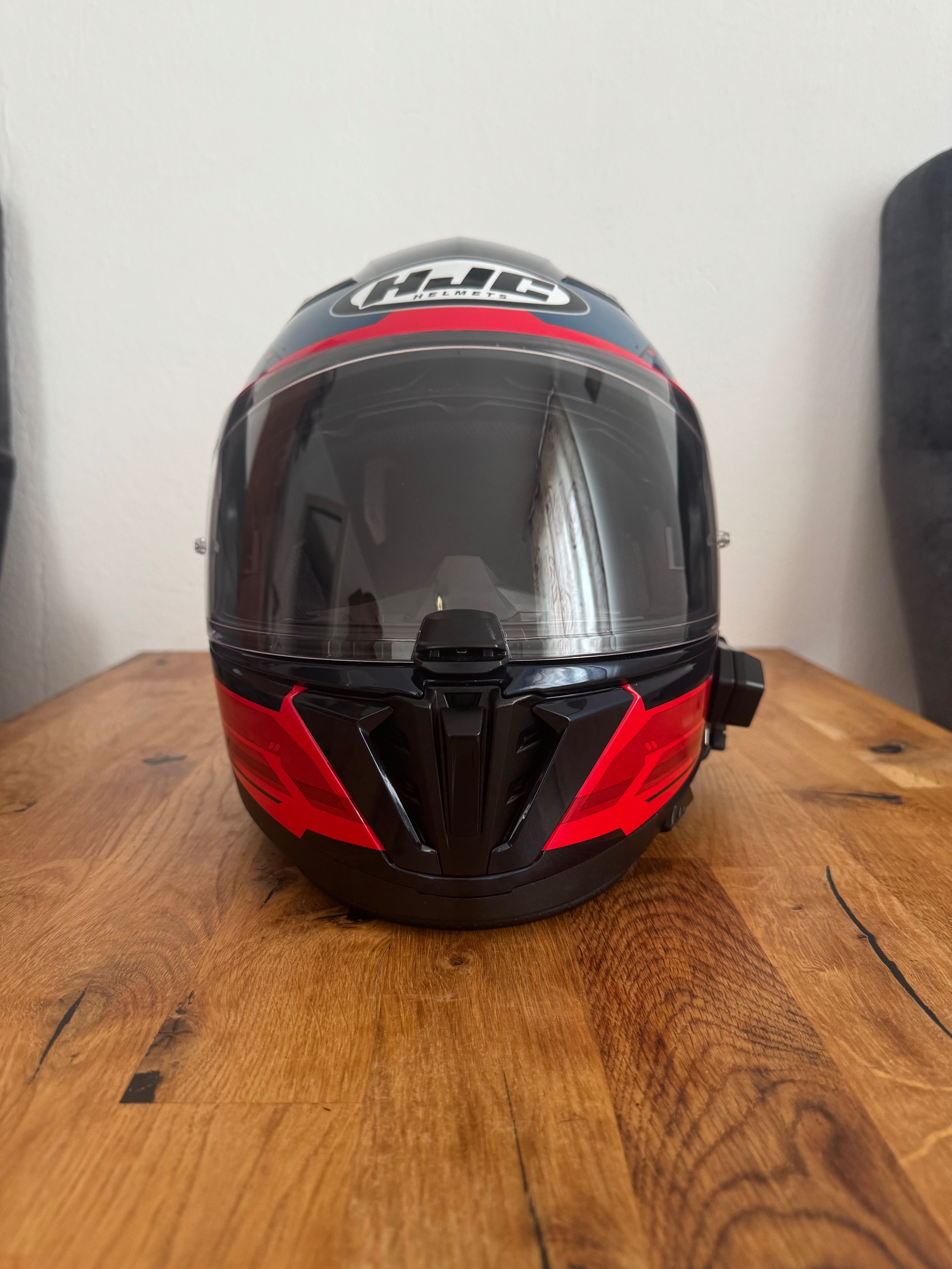 kask hjc i70 z zestawem słuchawkowym