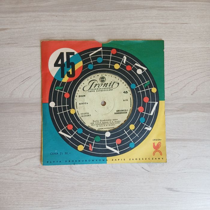 Winyl 7" Pronit – Zespół Jazzowy Skowrońskiego (45 RPM, singiel, Polsk