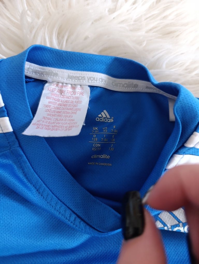 Koszulka sportowa sport piłkarska piłka nożna dzieci 128 7 8 lat